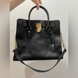 Hamilton black large tote bag Michael Kors